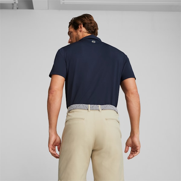 PUMA x LIBERTY Solid Men's Golf Polo, Navy Blazer-Green Fog, extralarge-GBR