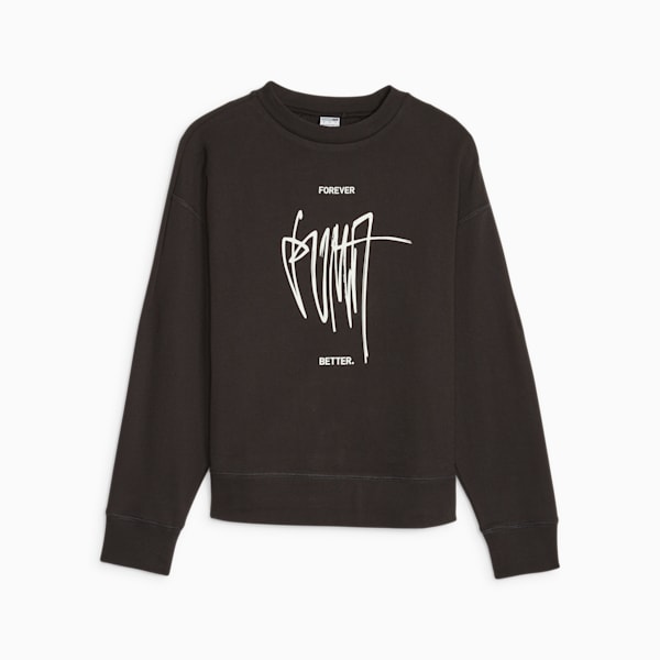 Classics Women's Sweatshirt, PUMA Black, extralarge-GBR