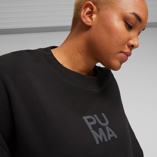 ウィメンズ インフューズ クルー FT, PUMA Black, extralarge-JPN