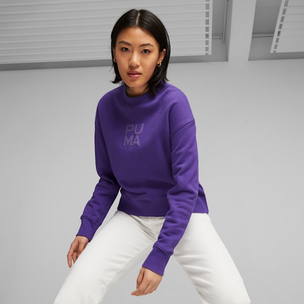Infuse Women's Sweatshirt, Team Violet, extralarge-IND