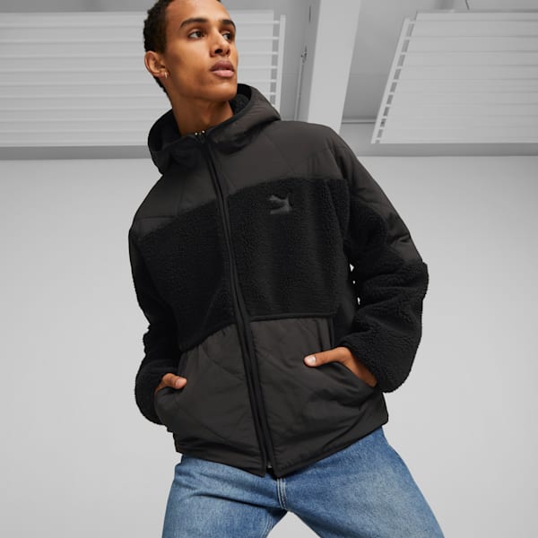 Chamarra funcional Classics para hombre, PUMA Black, extralarge
