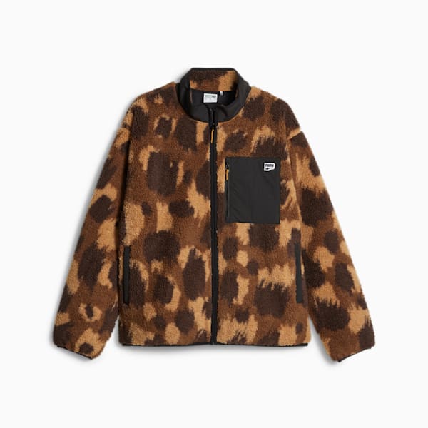 Downtown Men's Sherpa Jacket, PUMA Black, extralarge-GBR
