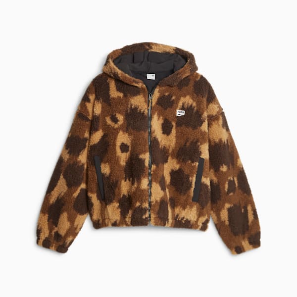 Puma leopard fleece top
