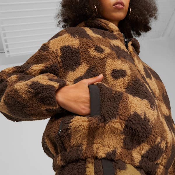 Puma downtown sherpa hoodie clearance