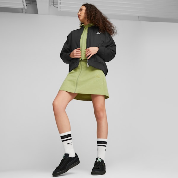 Chamarra de aviador T7 para mujer, PUMA Black, extralarge