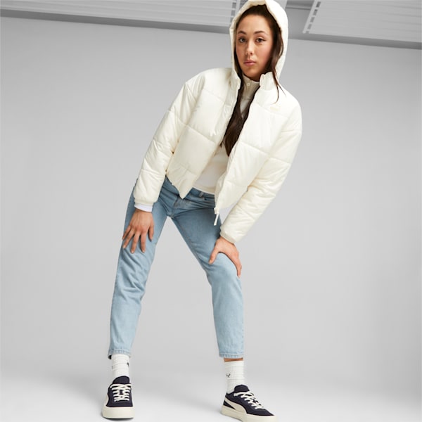 Classics Women's Padded Jacket, Frosted Ivory, extralarge-IND