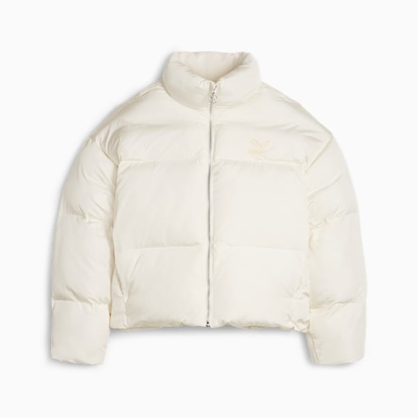 Classics Oversized Women's Puffer Jacket, Frosted Ivory, extralarge