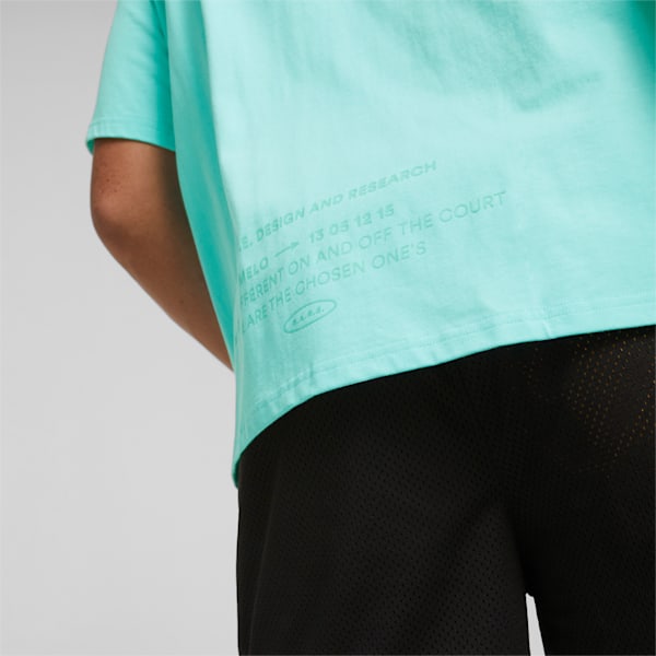 PUMA x MELO Tee, Elektro Aqua