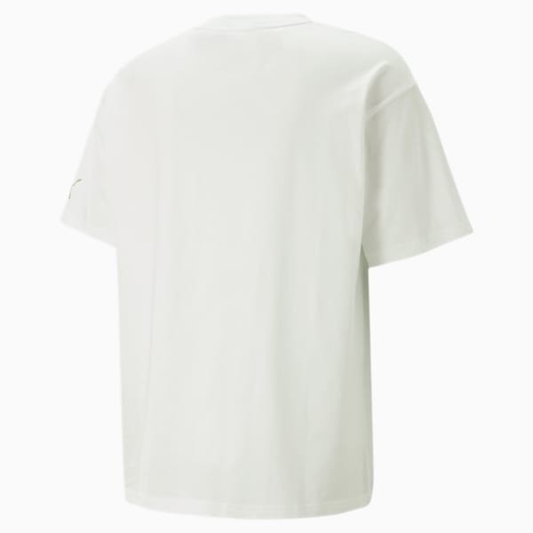 PUMA x Melo Boxy Basketball Tee Men, PUMA White, extralarge-GBR