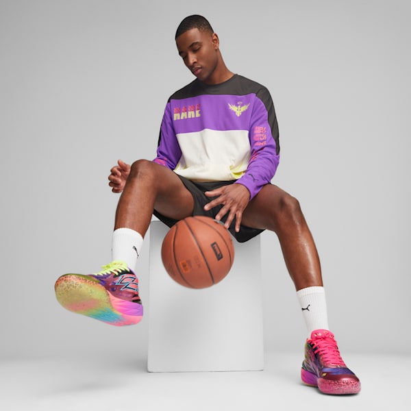 Jersey de basquetbol para hombre PUMA x Melo Moto, Pristine, extralarge