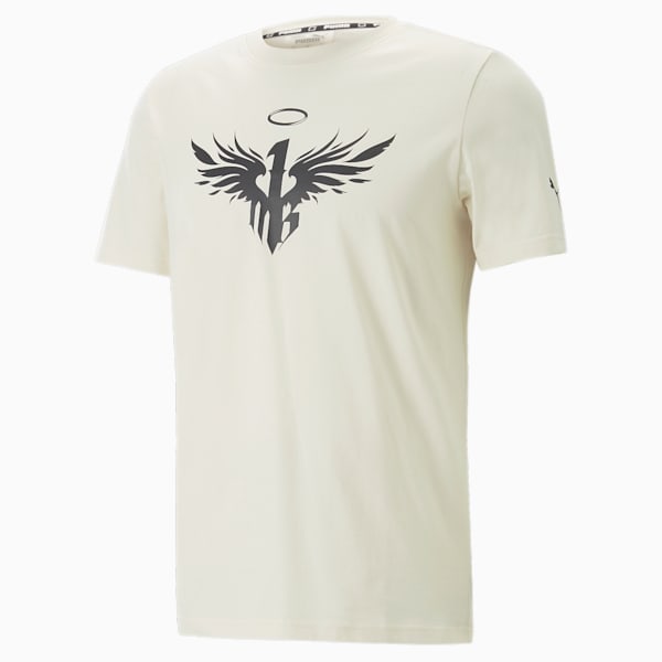 PUMA X MELO Men's T-Shirt, Whisper White, extralarge-AUS
