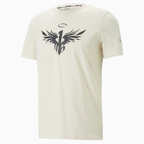 PUMA X MELO Men's T-Shirt, Whisper White, extralarge-IND