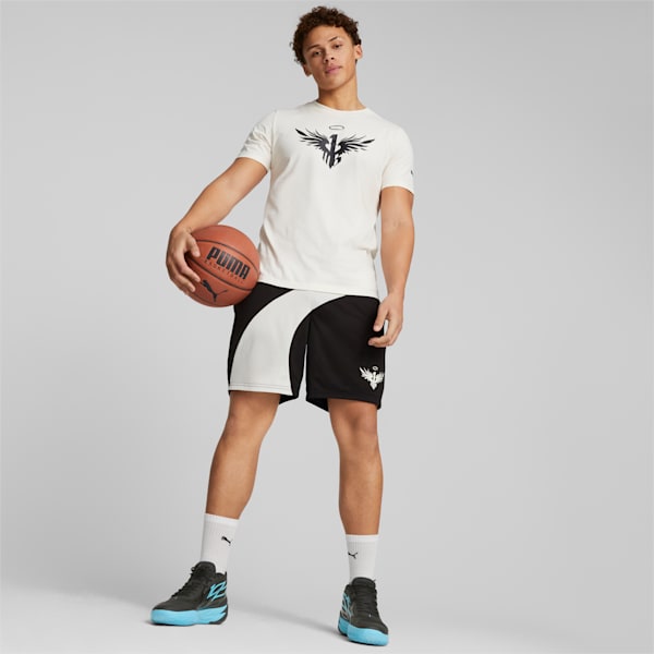 PUMA X MELO Men's T-Shirt, Whisper White, extralarge-IND
