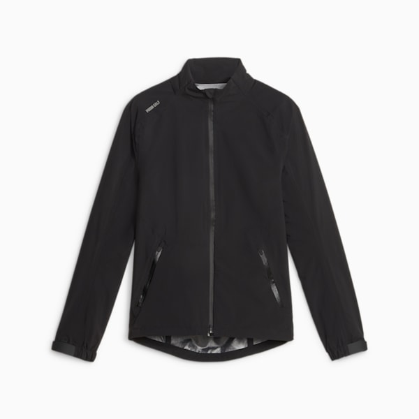 DRYLBL Women's Golf Rain Jacket, PUMA Black, extralarge