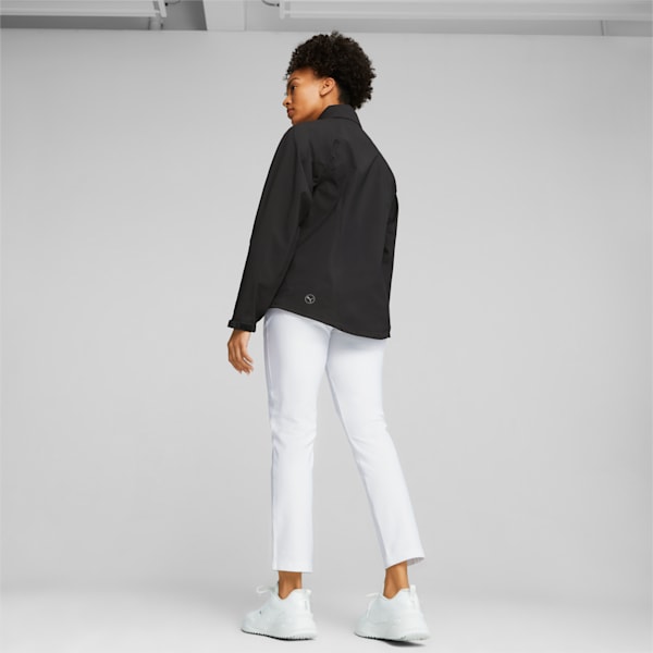 DRYLBL Women's Golf Rain Jacket, PUMA Black, extralarge
