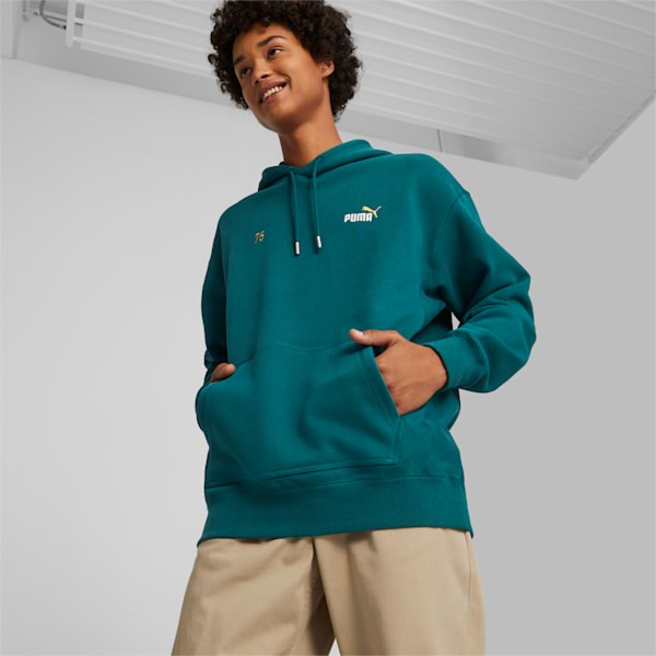 メンズ NO.1 ロゴ セレブレーション フーディー, Malachite, extralarge-JPN