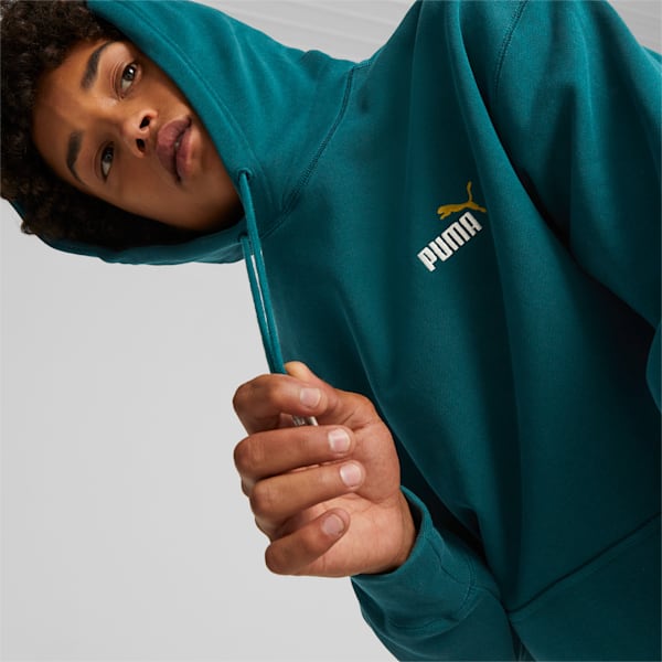 メンズ NO.1 ロゴ セレブレーション フーディー, Malachite, extralarge-JPN