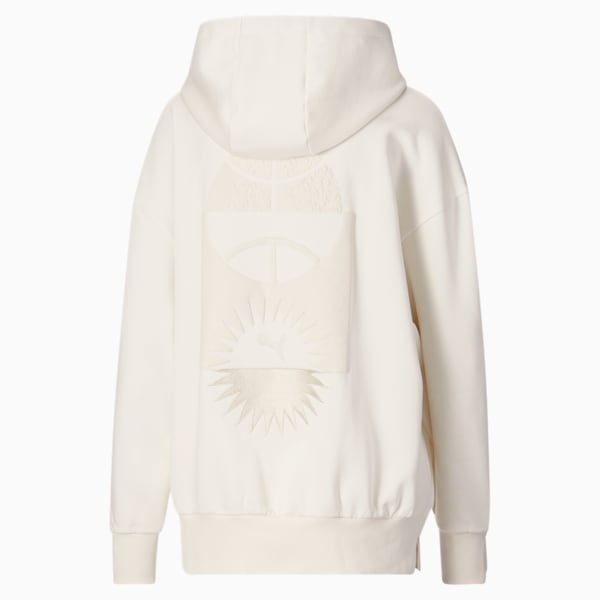 PUMA HOOPS x SKYLAR Culture Women's Basketball Hoodie, Frosted Ivory, extralarge