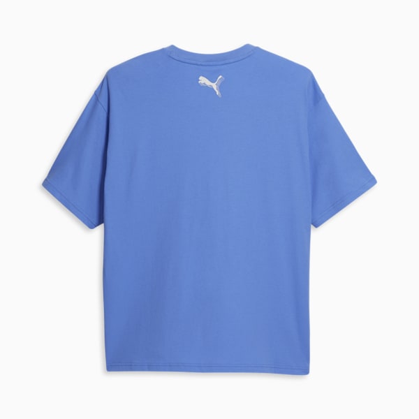 Playera de basquetbol para mujer Skylar Hoops Culture, Blue Glimmer, extralarge