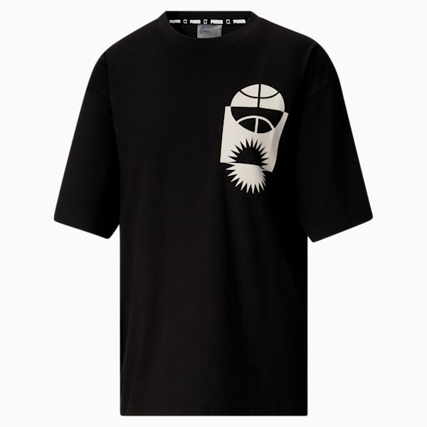 Playera para mujer SKYLAR Hoops Culture, PUMA Black, extralarge