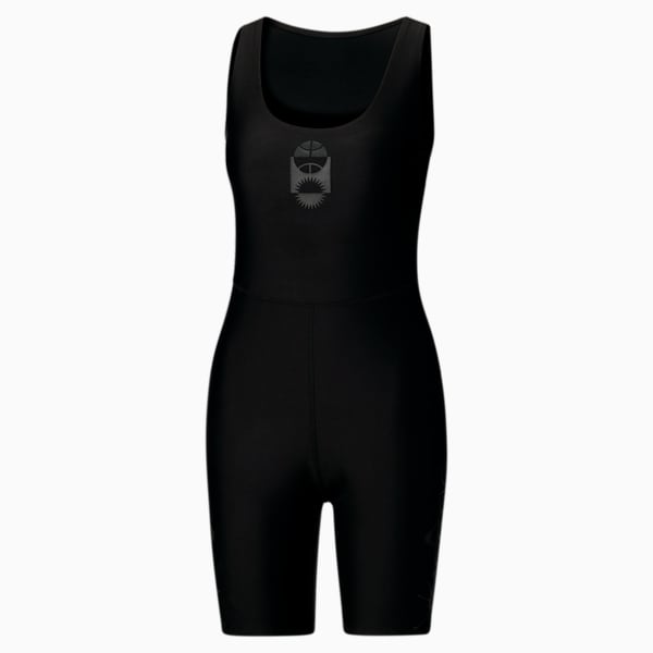 Skylar Women's Basketball Bodysuit, PUMA Black, extralarge-GBR