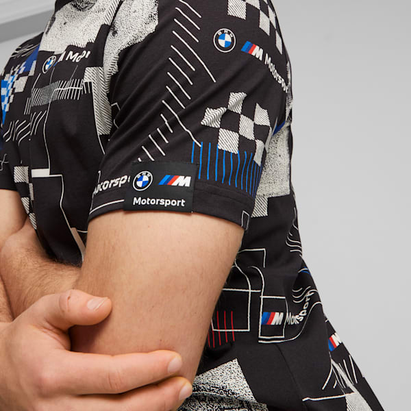メンズ BMW MMS AOP Tシャツ, PUMA Black, extralarge-JPN
