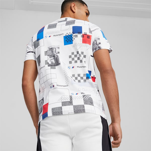 BMW M Motorsport Men's T-shirt, PUMA White, extralarge-IND