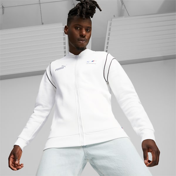 BMW M Motorsport MT7 Men's Jacket, PUMA White, extralarge-IND