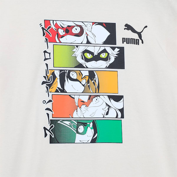 PUMA x MIRACULOUS Youth Tee, Alpine Snow, extralarge-IND