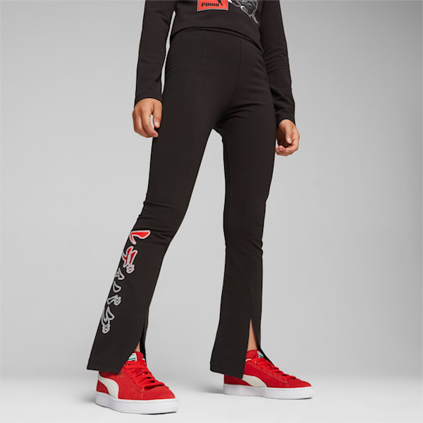 PUMA x MIRACULOUS Youth Leggings, PUMA Black, extralarge-IND