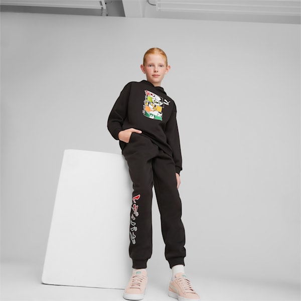PUMA x MIRACULOUS Youth Sweatpants, PUMA Black, extralarge-GBR