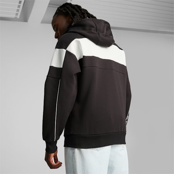 Sudadera tipo chamarra BMW M Motorsport para hombre, PUMA Black, extralarge