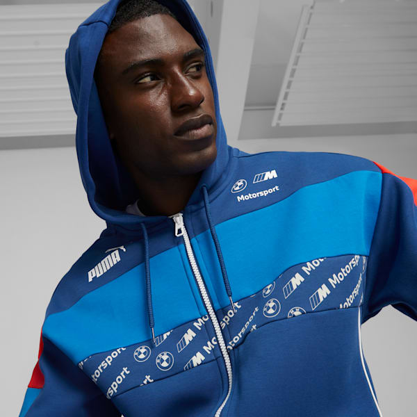 PUMA Sudadera con capucha estándar de forro polar BMW M Motorsport  Essentials para hombre