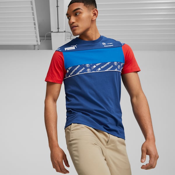 BMW M Motorsport SDS Men's Tee, Pro Blue-M Color, extralarge