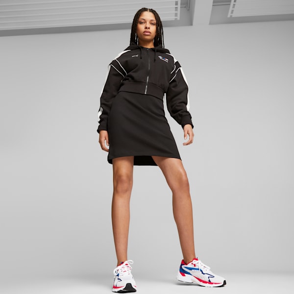 BMW M Motorsport MT7 Women's Cropped Sweatshirt, PUMA Black, extralarge