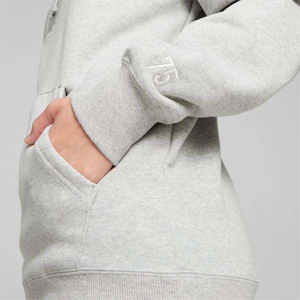 NO.1 LOGO Unisex Hoodie, Light Gray Heather, extralarge-AUS