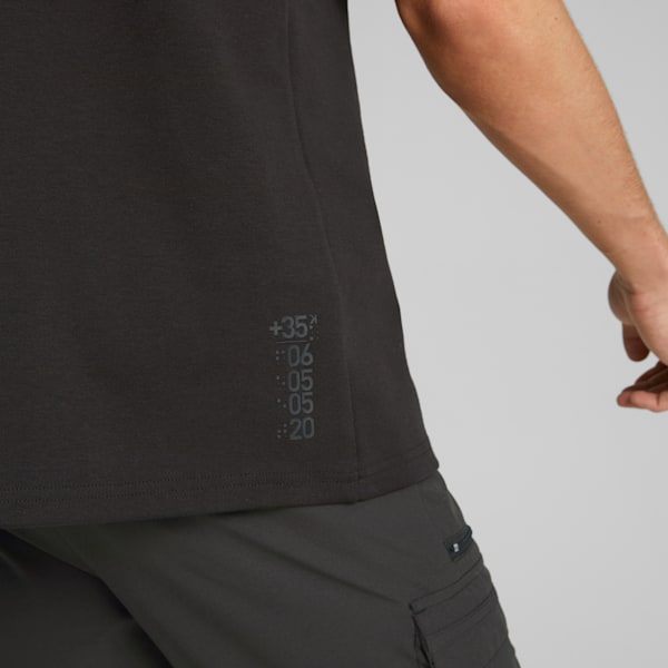 Camiseta de baloncesto Above the Clouds para hombre, PUMA Black, extralarge