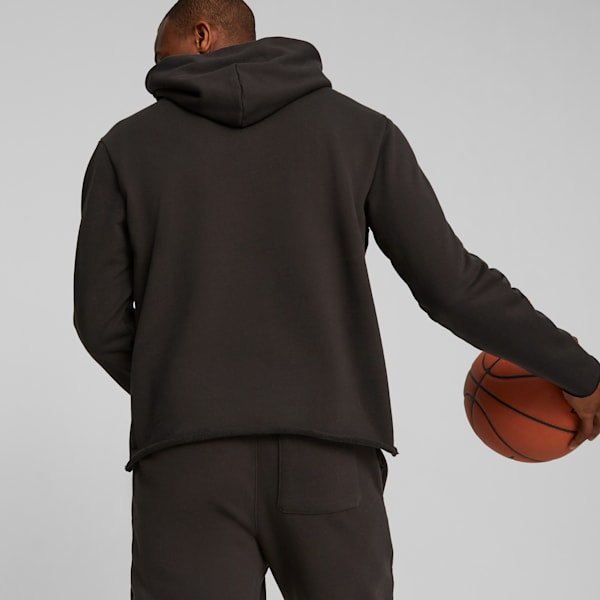 Sudadera de baloncesto con capucha Above the Clouds para hombre, PUMA Black, extralarge