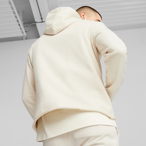 Above the Clouds Men's Basketball Hoodie, Alpine Snow, extralarge