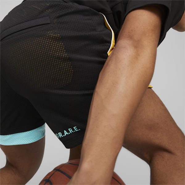 PUMA x MELO Rare Ralph Men's Basketball Shorts, PUMA Black, extralarge-AUS
