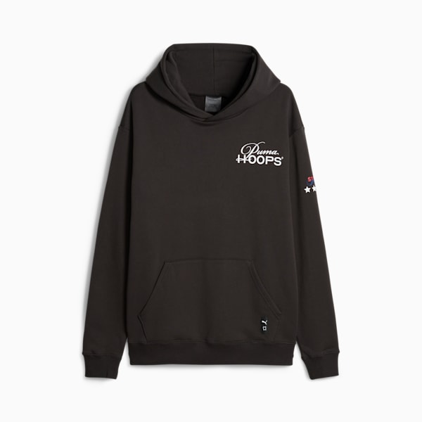 Puma GRAPHIC HOODIE - Sweatshirt - black 