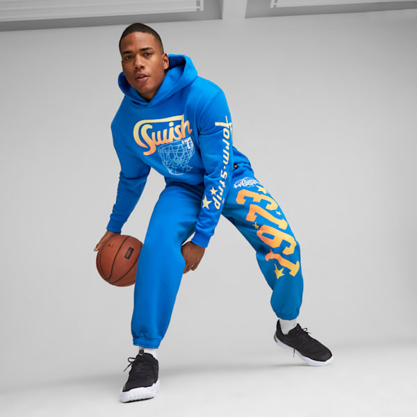 Sudadera con capucha y diseño gráfico Franchise 2, Racing Blue, extralarge