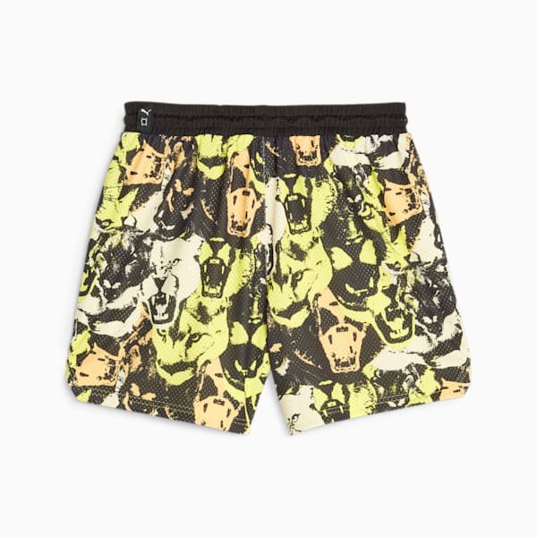 Franchise Men's Printed Basketball Shorts, Lemon Meringue-AOP, extralarge-AUS