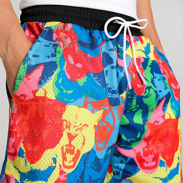 Franchise Men's Basketball Shorts, Team Light Blue-AOP, extralarge-IND