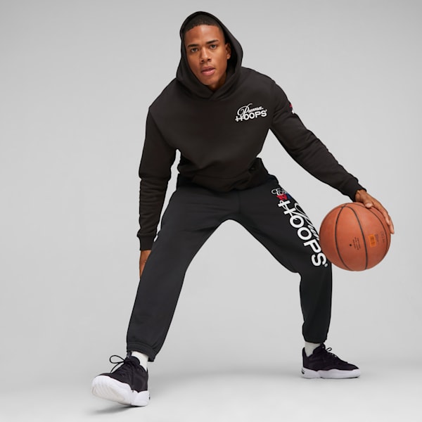 Franchise Men's Basketball Sweat Pants, PUMA Black, extralarge-IND