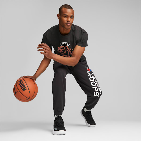 Franchise Men's Basketball Graphic Tee, PUMA Black, extralarge