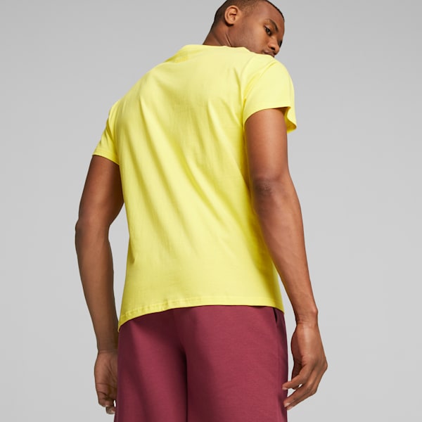 Camiseta estampada de básquetbol Franchise para hombre, Lemon Meringue, extralarge