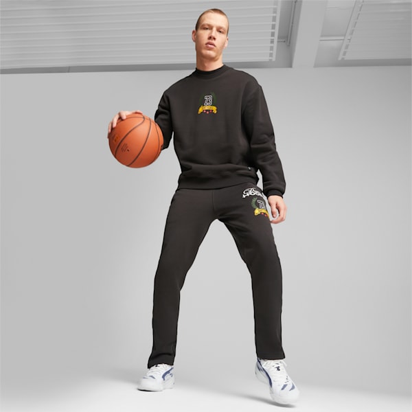 Franchise Men's Basketball Sweatshirt, PUMA Black, extralarge-AUS