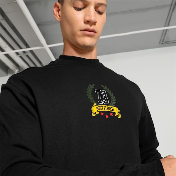 Franchise Men's Basketball Sweatshirt, PUMA Black, extralarge-IND