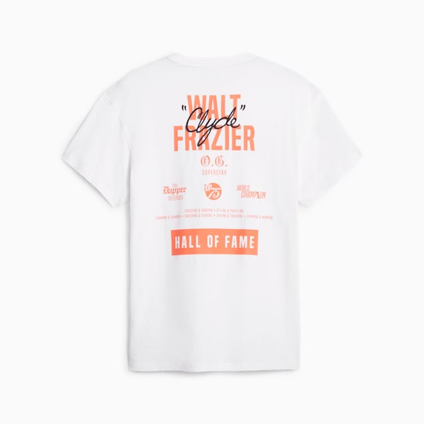 T-shirt de basketball Clyde’s Closet Homme, PUMA White, extralarge